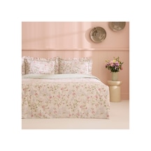 Kaşmir Home Papillon %100 Pamuk Çift Kişilik Nevresim Takımı Çağla