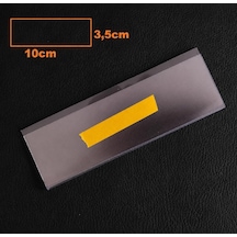 Yapışkanlı Mat Çift Katlı Etiketlik Mat Y1035 10 X 3,5 Cm - 40 Adet Çok Renkli