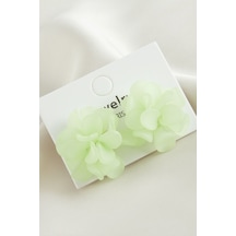 Çiçek - 188 - Plastik - Csmo-tex - Küpe Yeşil