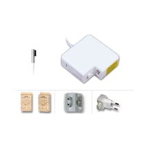 Teknikshop Apple Uyumlu MacBook A1211, A1221, A1222 Adaptörü 60W Magsafe1 16.5V 3.65A