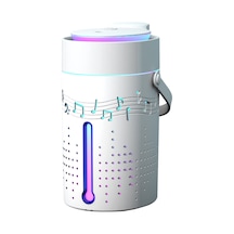 Youtek Bluetooth Hoparlörlü 1000ml Nemlendirici & Aromaterapi Difüzörü - Renkli Işık, Otomatik Kapanma, Usb Güçlü