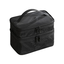 Unimarket Şeffaf Büyük Kapasiteli Bölmeli Örgü Saklama Çantası Çift Katmanlı Rz9awb