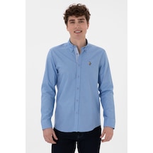 U.s. Polo Assn. Erkek Mavi Gömlek Desenli 50300234-vr036 Mavi U.s. Polo Assn. Erkek Mavi Gömlek Desenli 50300234-vr036 Mavi
