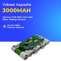 Deerma Vc25 3000 Mah 21.6v Dikey Süpürge Batarya
