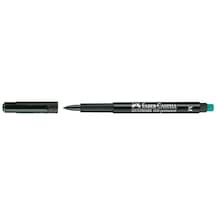 Faber-castell Permanent Marker M Uçlu Siyah Kalem, Asetat Silgili, Cd Cam Tepegöz Ve Düz Yüzeyler İçin 103 Ivory