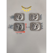 Açılı Ahşap Veya Metal Ayak Bağlantı Aparatı - Zigon Sehpa Veya Çocuk Sandalye Ayak Aparatı Gri