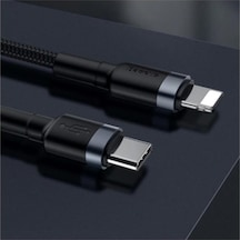 Baseus Cafule Series Type-c To Apple iPhone Uyumlu Pd18w Hızlı Şarj Kablosu 1 Metre