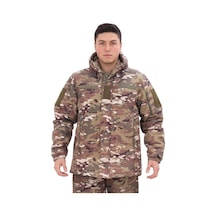 Grey Cat Single Sword Softshell Erkek Kışlık Parka Doğa Yürüyüşü Giysisi Rüzgârda Giyilen Outdoor Kıyafeti Çok Renkli