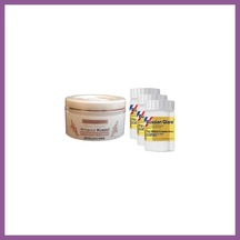 Bezos Three Brand Whitening Cream 100 Ml Arnavut Kremi Aklık Kremi + Russıan Glare Tüy Dökücü Azaltıcı Merhem 50 Ml 3 Adet Rengaren
