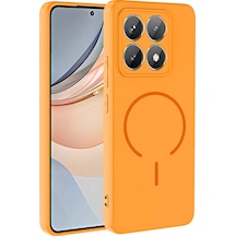 Xiaomi 14t Kılıf Kamera Çıkıntılı Magsafe Şarj Özellikli Lüx Meta Kapak Turuncu Xiaomi 14t Kılıf Kamera Çıkıntılı Magsafe Şarj Özellikli Lüx Meta Kapak Turuncu