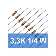 3.3K 1/4W Direnç (10 Adet)