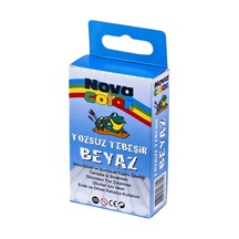 Nova Color Nc-4110 Tozsuz Tebeşir 10' Lu Beyaz