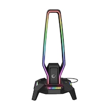 Rampage Rm-h27 Igrıs Type-c Rgb Siyah Kulaklık Standı Rm-h27 Igrıs Sıyah