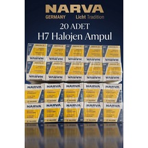 20 Adet Narva 12v H7 55w Far Ampulu