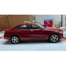 Oyuncak Metal Model Araba 1/36 Çek Bırak Mercedes Benz E Class Kırmızı