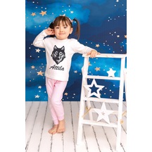 Pia Baby İsme Özel Erkek Çocuk Pijama Takımı %100 Pamuk Penye İsim Baskılı Kişiye Özel Çocuk Pijaması 20162p14pi Krem