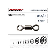 Decoy Dr-1 Rolling Swivel Rulmanlı Fırdöndü 3/0 790lb 5 Adet