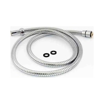 Paslanmaz Çelik Spiral Duş Hortumu Shower Hose 360 Derece Döner 1