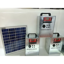 Gesper Energy Taşınabilir Solar Aydınlatma Sistemi 3 Lambalı