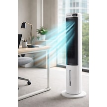 Auhma Acfn07 70w Sulu Soğutucu Kule Tipi Vantilatör - 3l Su Tankı, Uzaktan Kumandalı, Led Ekranlı