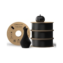 Creality Resmi Hyper Pla Filament Siyah 4kg, Yüksek Hızlı Baskı İçin 3d Yazıcı Filamenti, Dayanıklı Ve Dirençli, Pürüzsüz, Çıkıntı Performansı Boyutsal Doğruluk +/-0,03 Mm, 4 Rulo