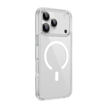 Apple iPhone Uyumlu 17 Pro Kılıf Pc Real Magsafe Kapak - Şeffaf Bzsxx00 1