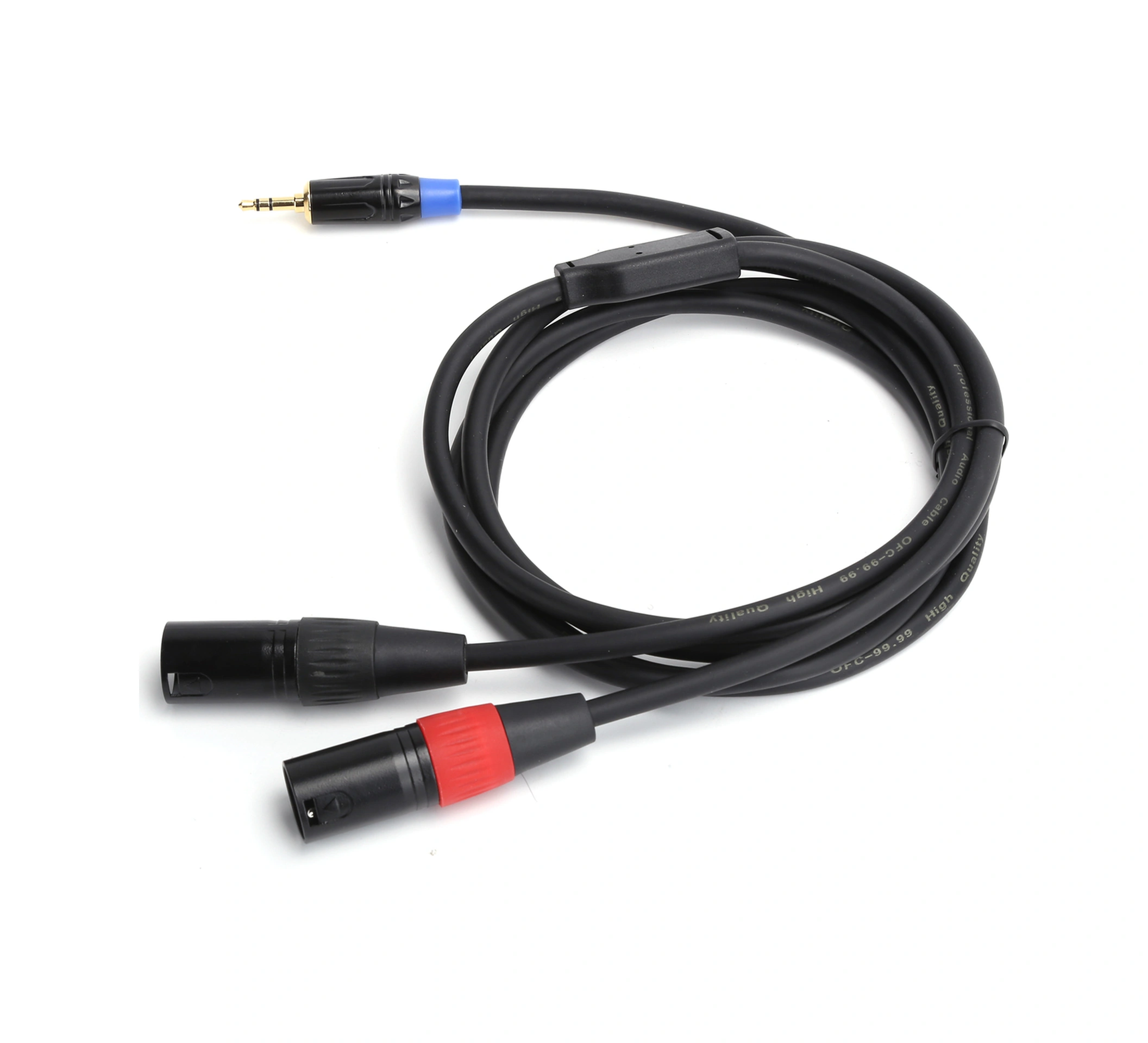 Shineyee 3.5mm'den Çift Xlr Erkeğe Dönüştürücü Ses Kablosu, Mikser Ve Güç Amfi İçin 1.8m, Pvc Malzeme, Sağ-sol Kanal Renkli Bağlantılar