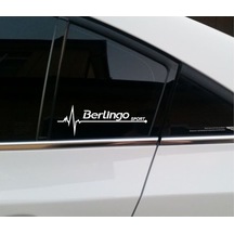 Citroen Berlin Yan Cam Sticker Oto Kapı Aksesuar 20Cmx7Cm