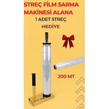 Glc Palet Streç Film Sarma Aparatı + Streç Film Hediyeli Sarı