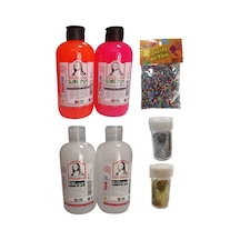 Slime Slaym Yapma Seti 250Ml 4 Adet + Toz Sim 2 Adet + Köpük N11.150