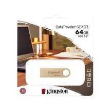 Kingston Dtse9g3-64gb 64gb 220mb-s Metal Usb 3.2 Gen 1 Datatraveler Se9 G3 Flash