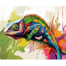 Bukalemun Baskılı Mousepad 17,5x21,5 Cm