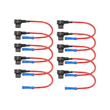 Mini Bıçak Sigorta Çoklayıcı Fuse Tap 10 Adet Diğer