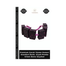 Premium Çocuk Yüzme Kemeri Standart-renk: Siyah-pembe Erkek Deniz Seyahat Siyah - Pembe