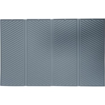 Büyük Silikon Drenaj Mat Güvenli Mutfak Yastık Pedi Yükseltilmiş Kenarlı Drenaj Mat Düzenli Tezgah Üstü