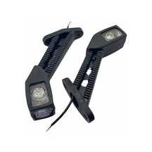 12v-24v Krone Dorse Dış İşaret Boynuz Takoz Lambası Uzun Eğri Ledli Sarı-kırmızı-beyaz 2 Ad