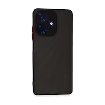 Herşeytrend İnfinix Hot 30 4g Kılıf Montreal Silikon Kapak - Siyah Çok Renkli Diğer