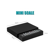 Kişisel Elektronik Tartı Kahve İçin Ev İtalyan Kahve Terazisi Siyah