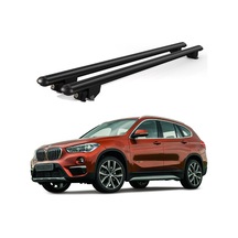 Kanca Bmw X1 2009-2014 Uyumlu Siyah Kilitli Ara Atkı 120cm Port Bagaj Tavan Barı