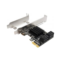 5075 Pci Express Pci-e 4 Port Sata 3.0 Hdd Ssd Çoklayıcı Kart