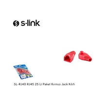 Rj45 Konektör, 25 Adet Kırmızı Jack İle Kolay Bağlantı