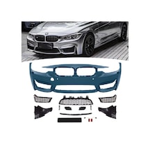 Bmw 3 Serisi F30 M3 Ön Tampon Komple Set Panjurlu Sis Yuvasız 2012- 2017 Arası Uyumlu
