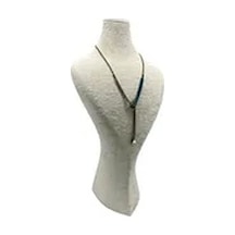 Yerli Üretim Süet Kumaş Lidya Manken Krem Renk 42/20 Cm Kolye Gerdanlık Takı Sergileme Mankeni Çok Renkli