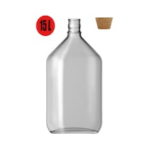 15 Litre Cam Damacana Mantar Kapaklı