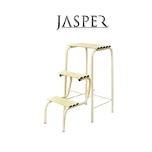 Jasper Jpr-1008 Yıldıray Metal Krem Katlanabilir 3 Basamaklı
