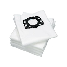 Karcher 28630060 Elektrikli Süpürge Bez Toz Torbası Kaliteli Ürün 5 Adet Siyah