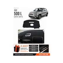 Fıat 500l 2013-2017 Uyumlu Torpido Koruma, Torpido Örtüsü, Torpido Kılıfı - Siyah