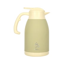 Big Therm 2 Lt Paslanmaz Çelik Krem Çay Termosu, 24 Saat Soğuk, 12 Saat Sıcak Tutma Krem