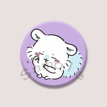 Sevimli Chiikawa Rozeti Karikatür Animasyon Periferik Yaka Iğneler Teneke Yuvarlak 44mm Style 12 44mm Çok Renkli