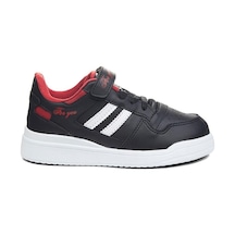 For You Kids Unisex Cırtlı Anatomik Ultra Hafif Taban Çocuk Spor Ayakkabı Sneaker Siyah Kırmızı